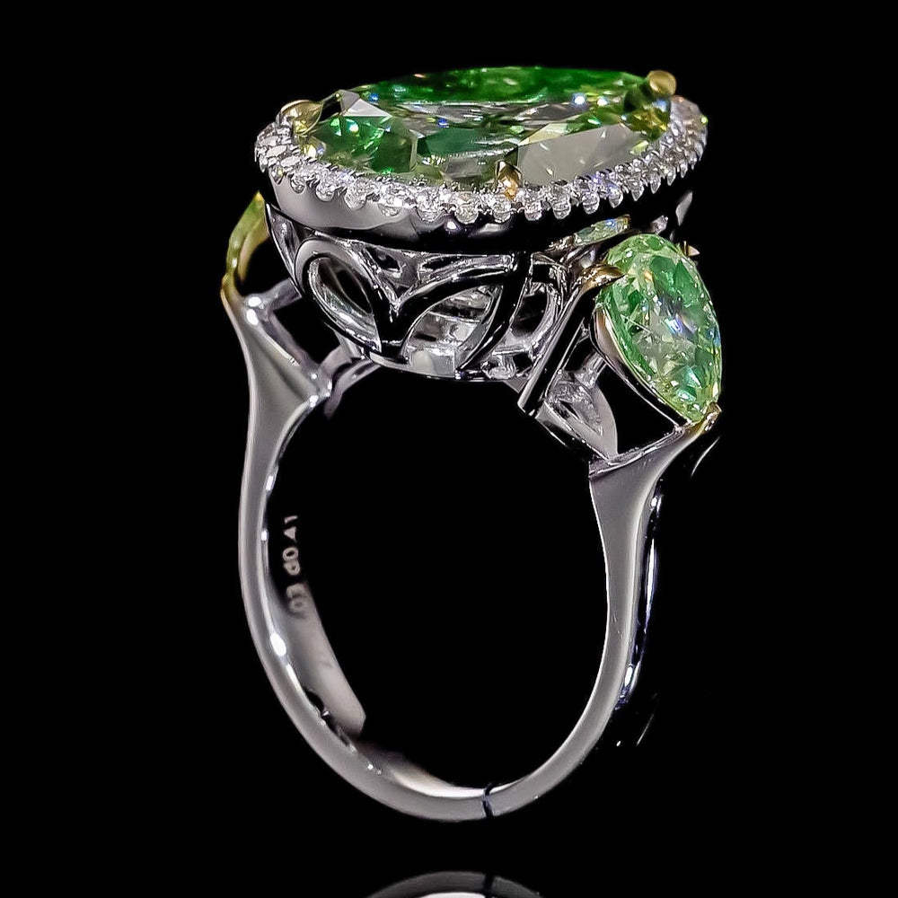 Gia Certified Pear Shape Diamond Ring