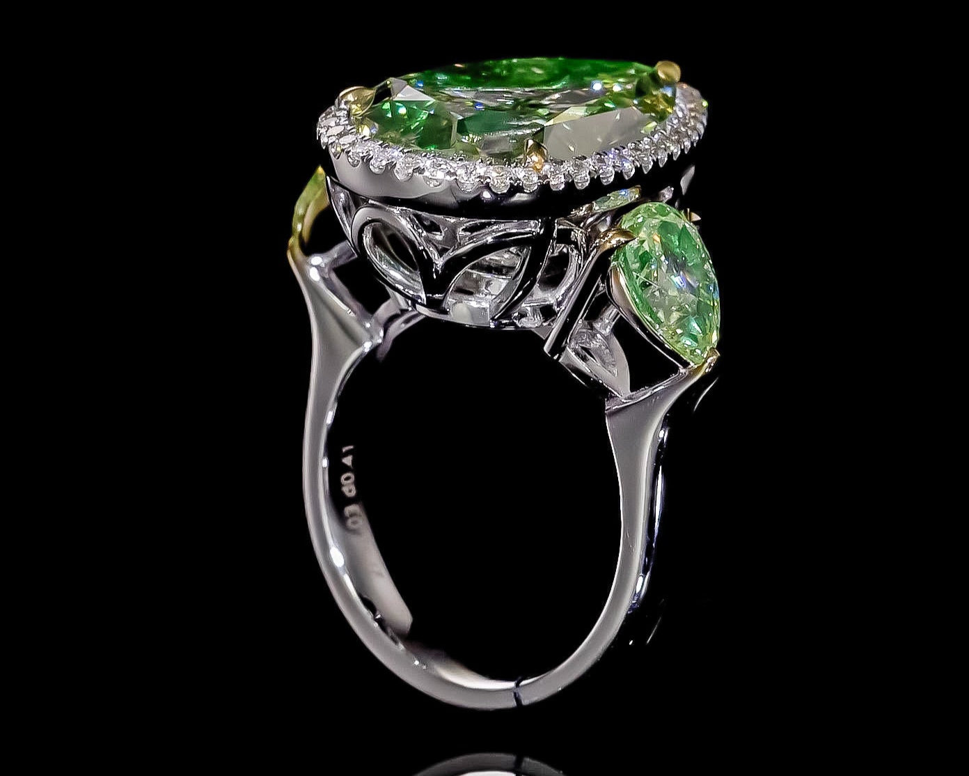 Gia Certified Pear Shape Diamond Ring