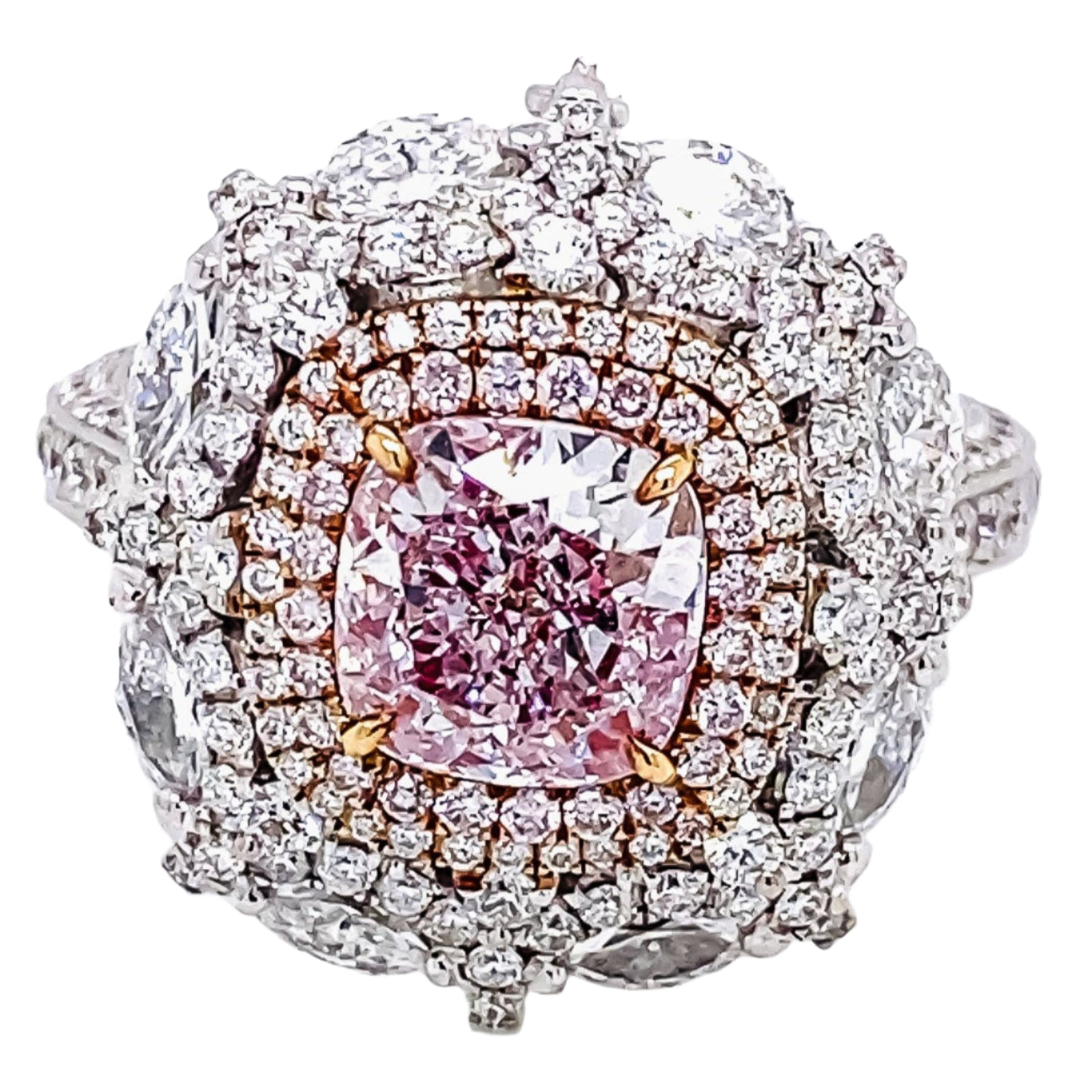 Gia Certified Pure Light Pink Diamond Ring