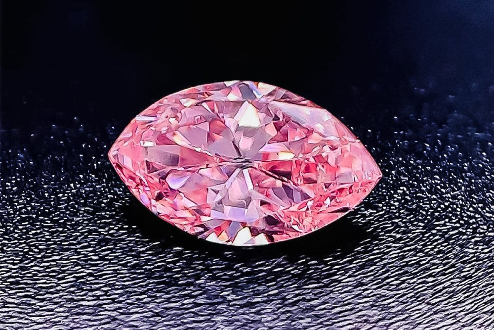Gia Certified Vivid Pink Marquise Diamond