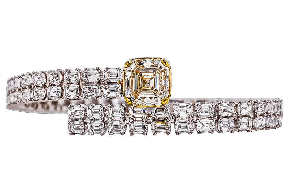 Gia Certified 12.00 Carat Bangle