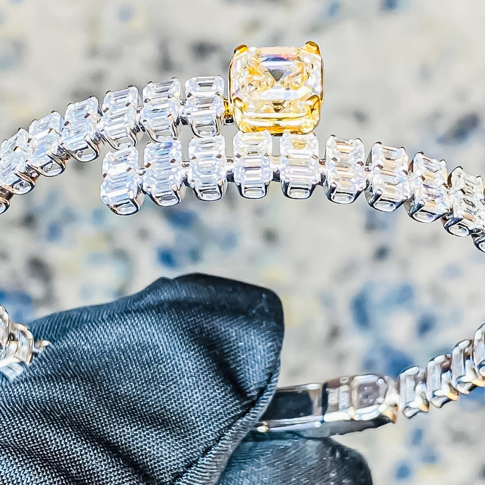 Gia Certified 12.00 Carat Bangle