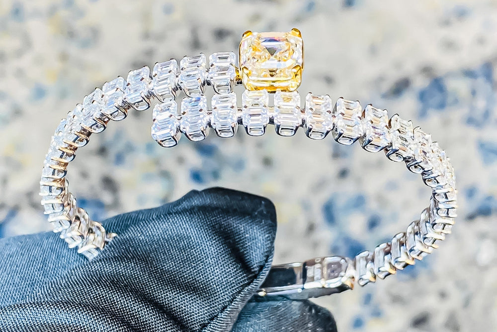 Gia Certified 12.00 Carat Bangle