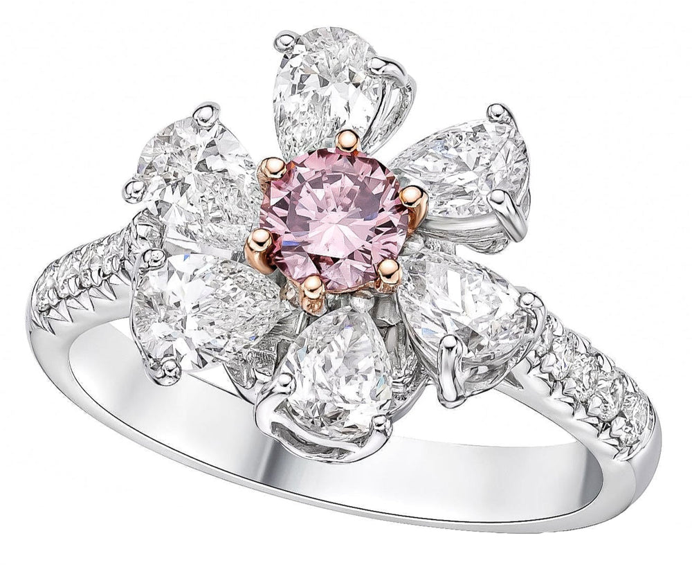 Gia Certified 2.02 Carat Fancy Pink Diamond Ring