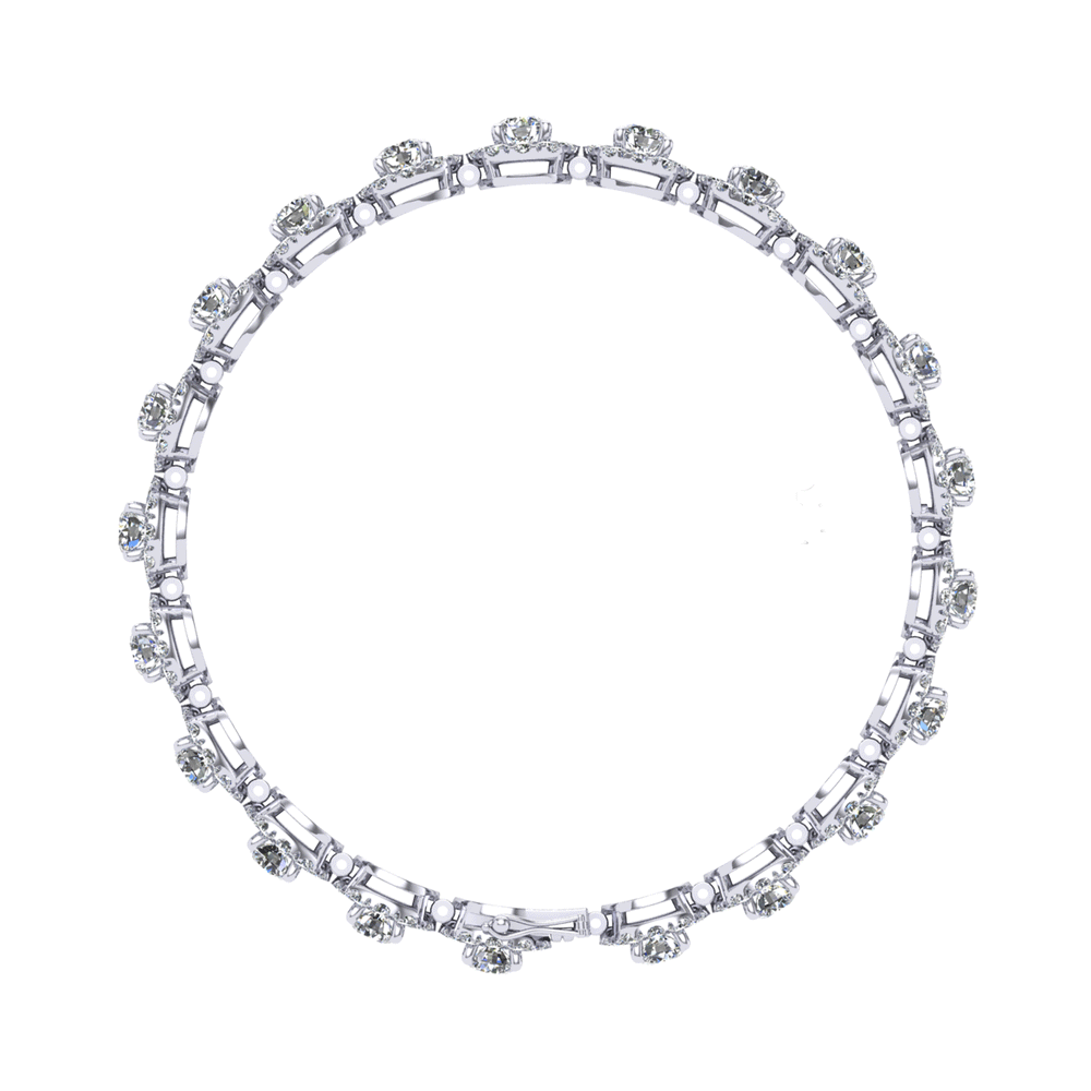 Diamond Bracelet Mounting  L10258