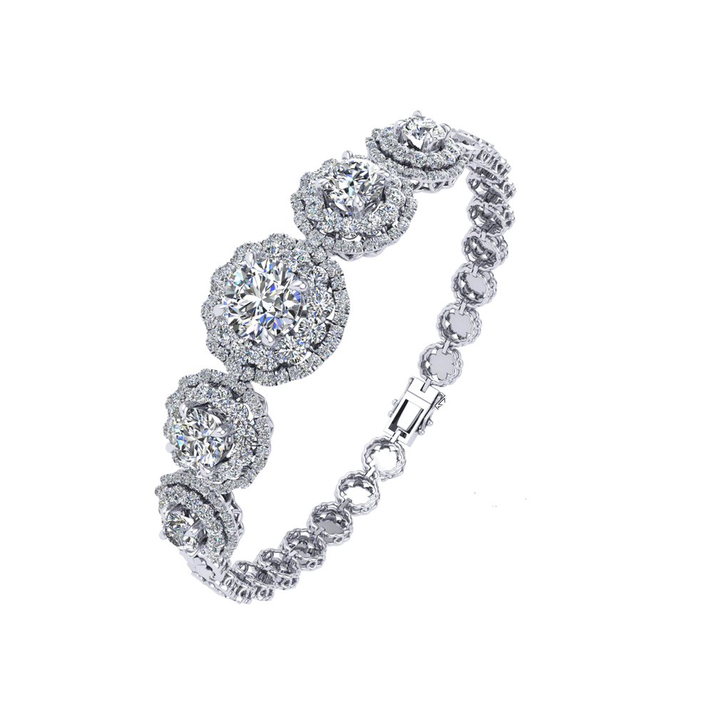 Diamond Bracelet Mounting L10303