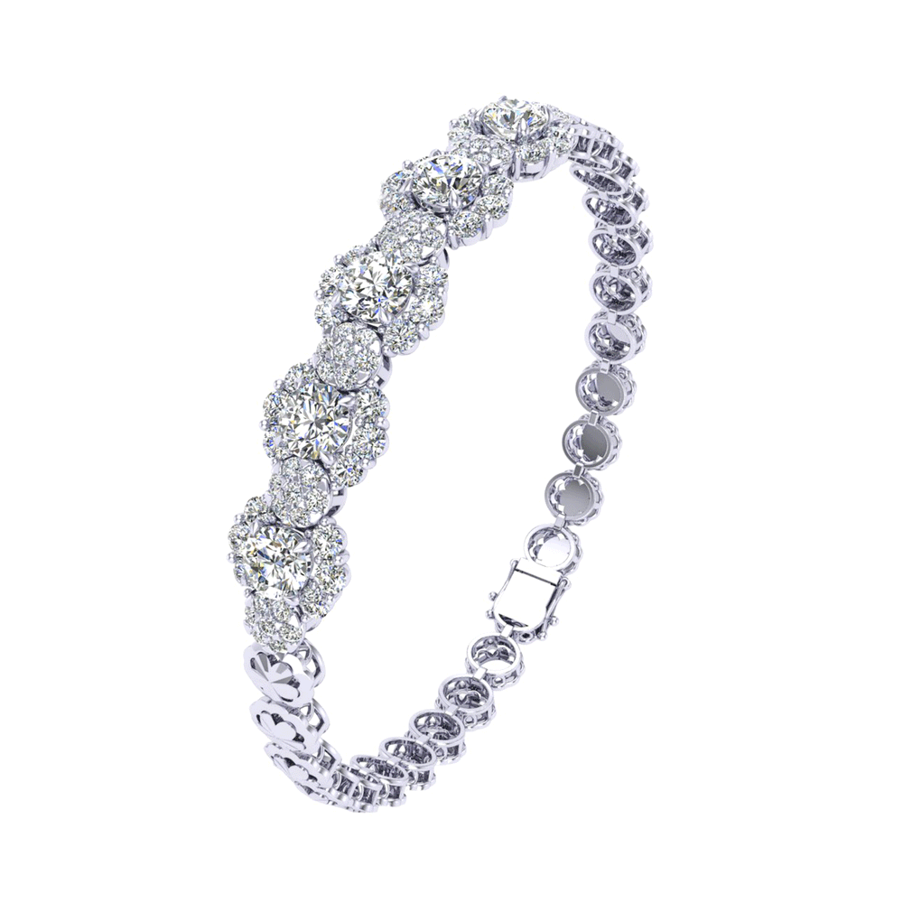 Diamond Bracelet Mounting  L10374