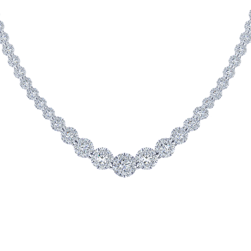 Diamond Necklace Mounting N10078