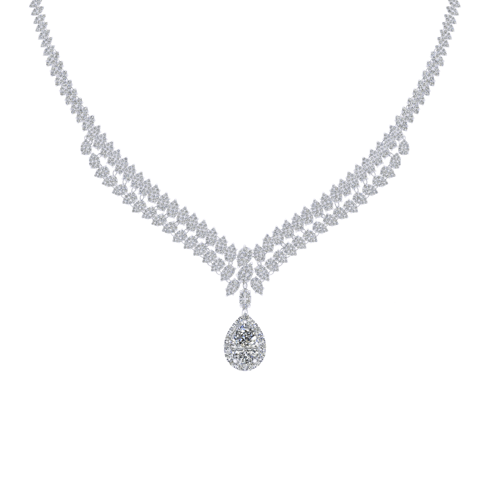 Diamond Necklace Mounting N10112