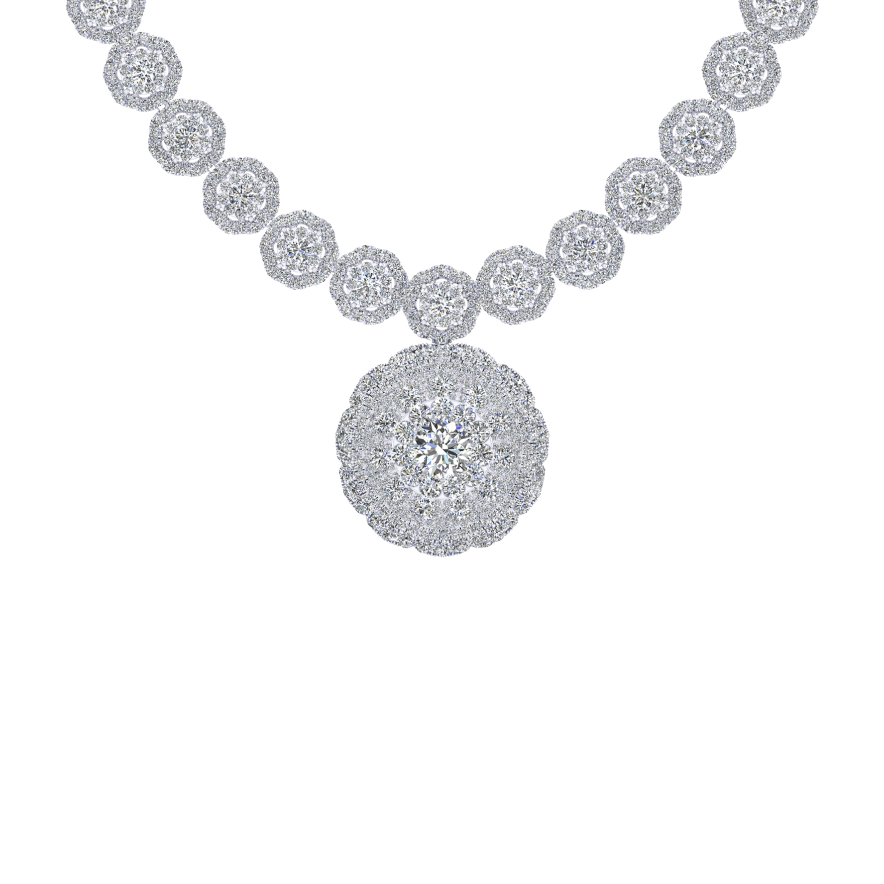 Diamond Necklace Mounting N10113