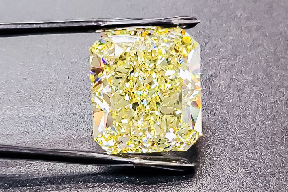43.00 Carat Fancy Intense Yellow Diamond Ring