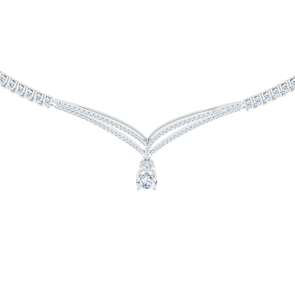 Diamond Necklace Mounting N10035