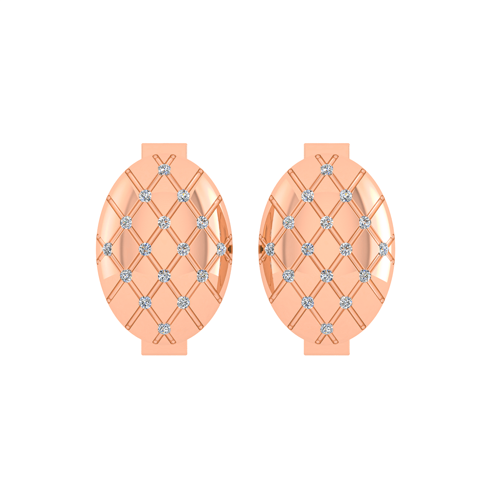 Diamond Cufflink K10012
