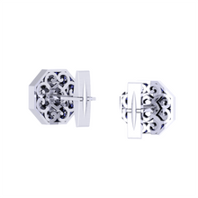 Diamond Cufflink K10009