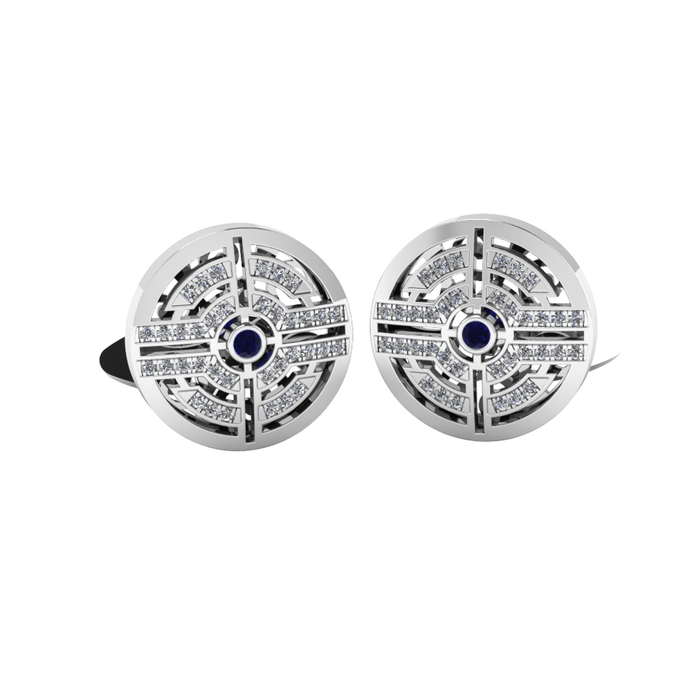 Diamond Cufflink K10003