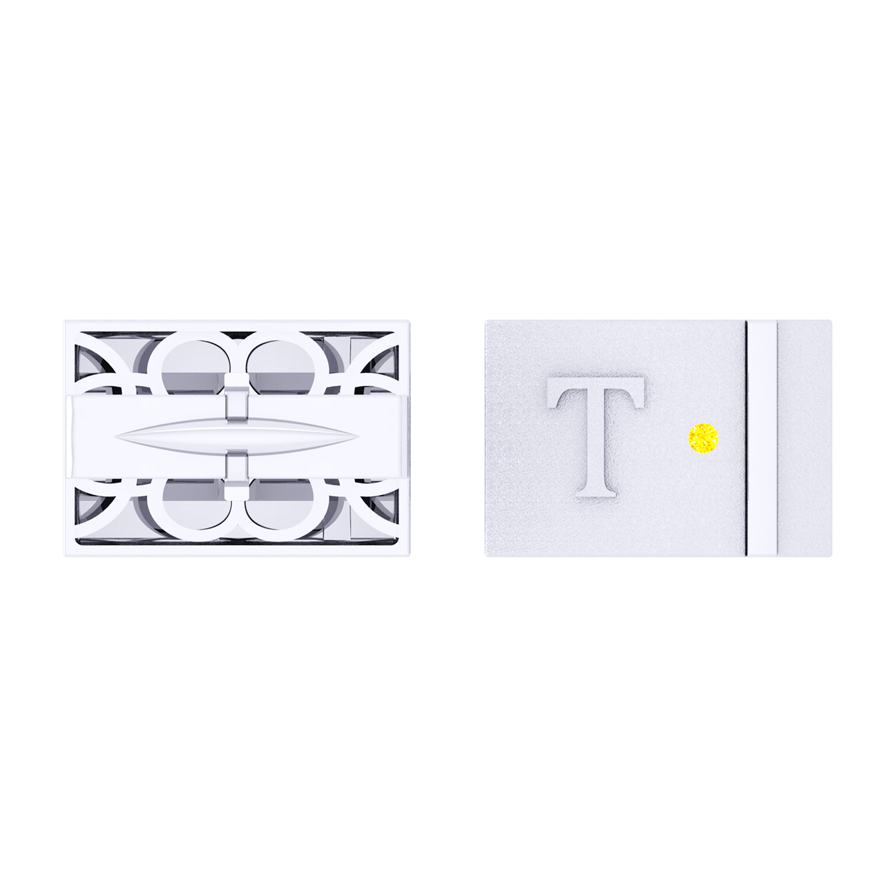 Diamond Cufflink K10023