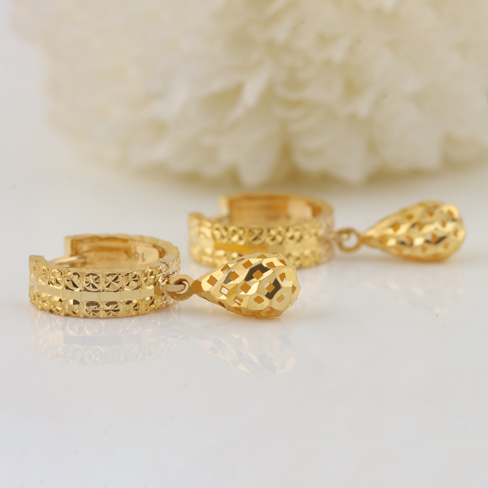 24K Gold Earring E10886