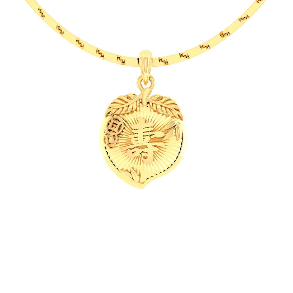 24K Gold Pendant P10600