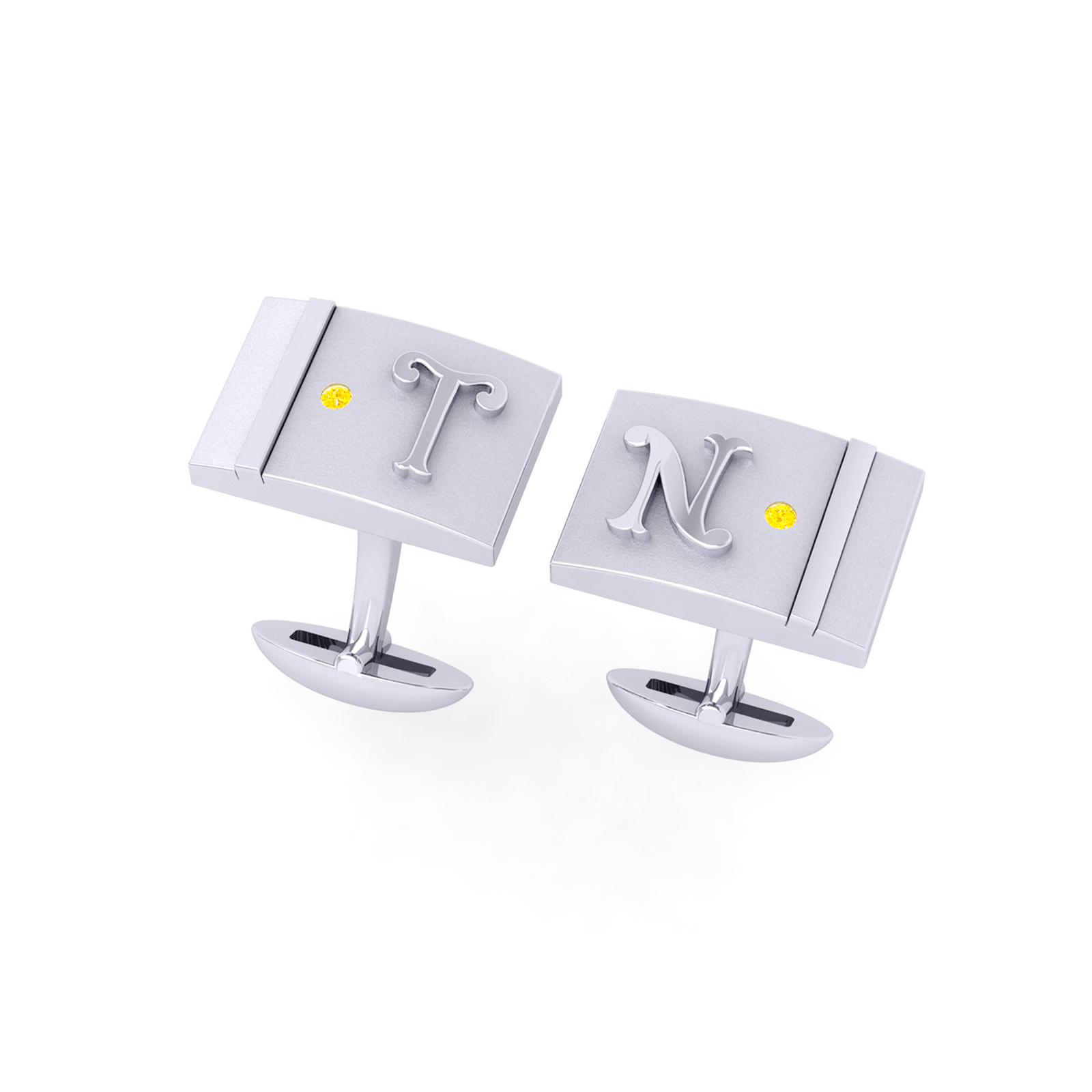Diamond Cufflink K10033
