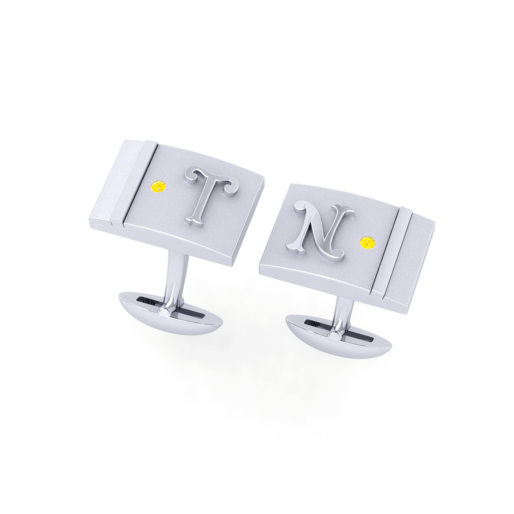 Diamond Cufflink K10033