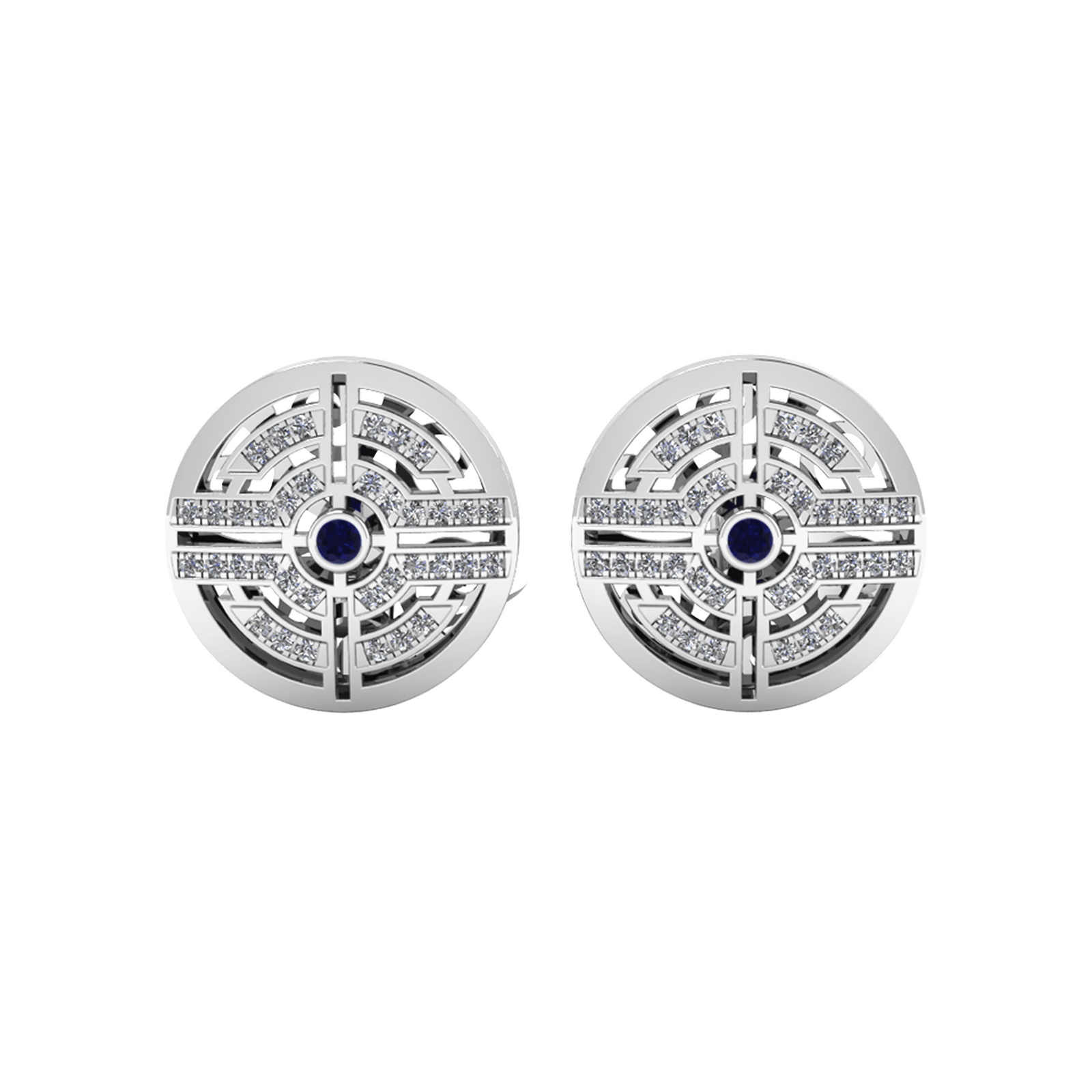 Diamond Cufflink K10003