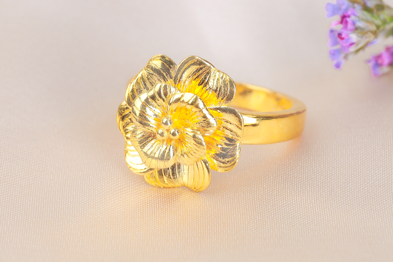 24K Gold Ring