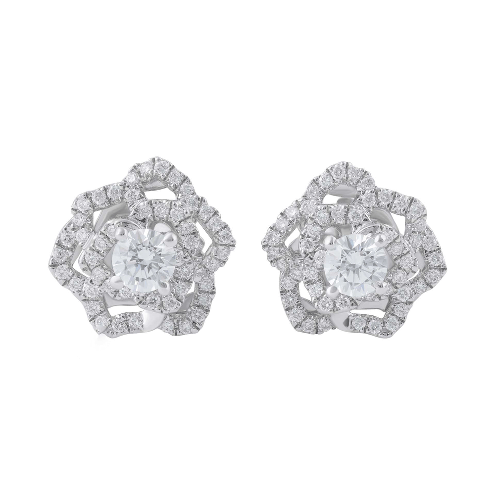 Diamond Earrings Mounting E10081