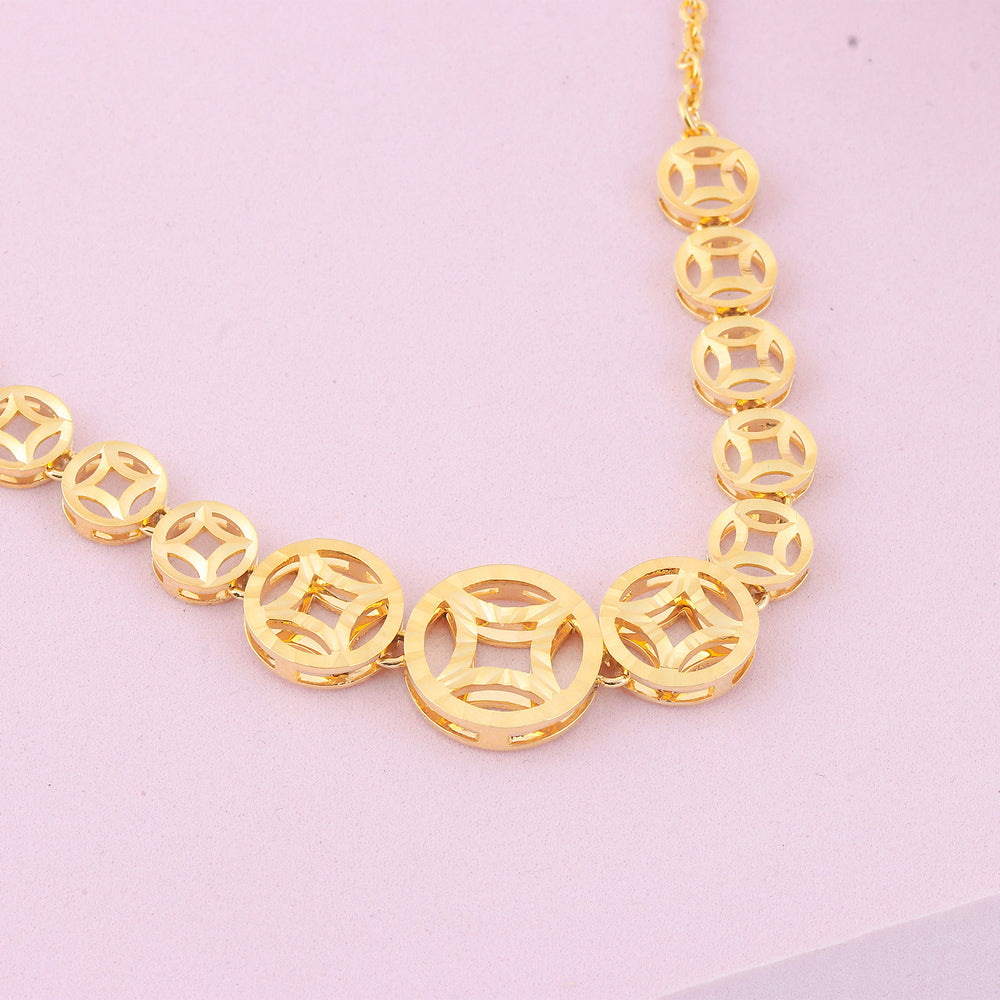 18K Gold Necklace N10167