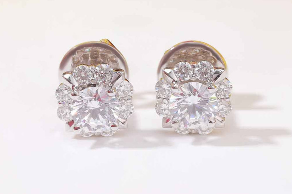 Diamond Earrings Mounting E10118