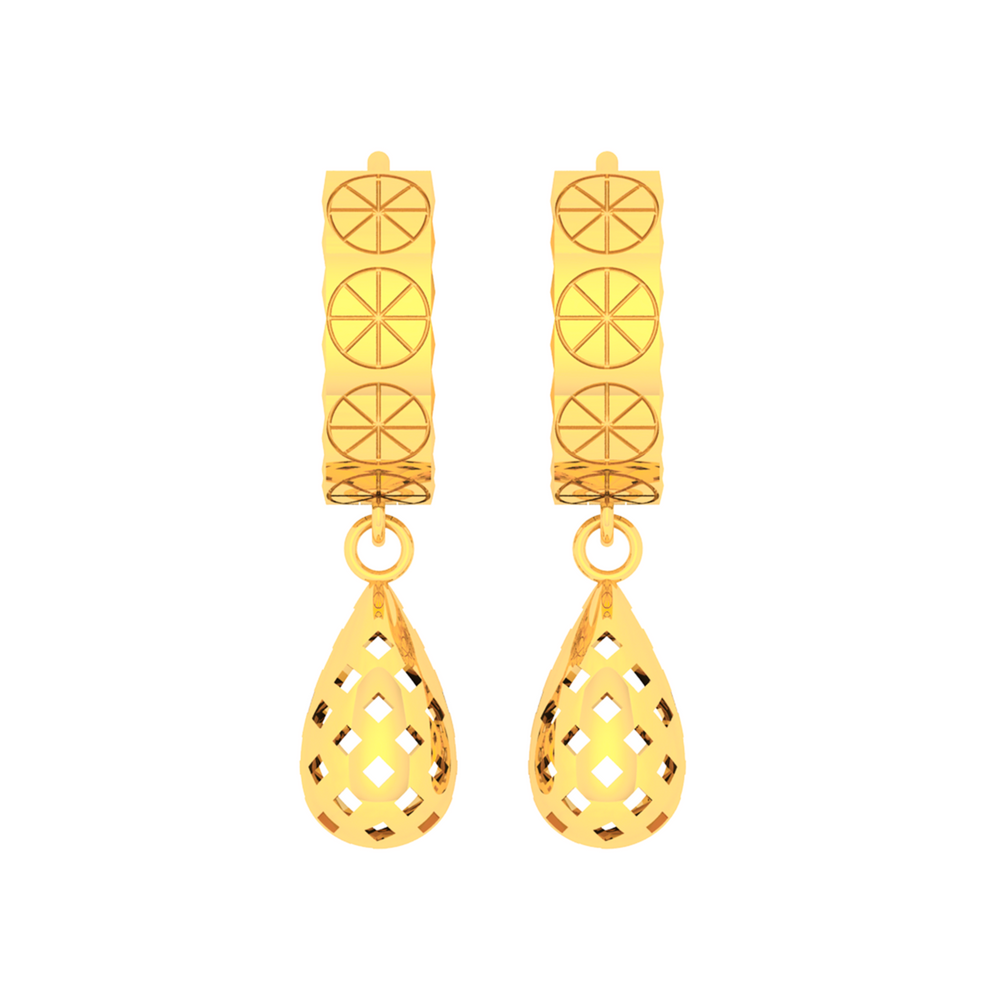 24K Gold Earring E10881