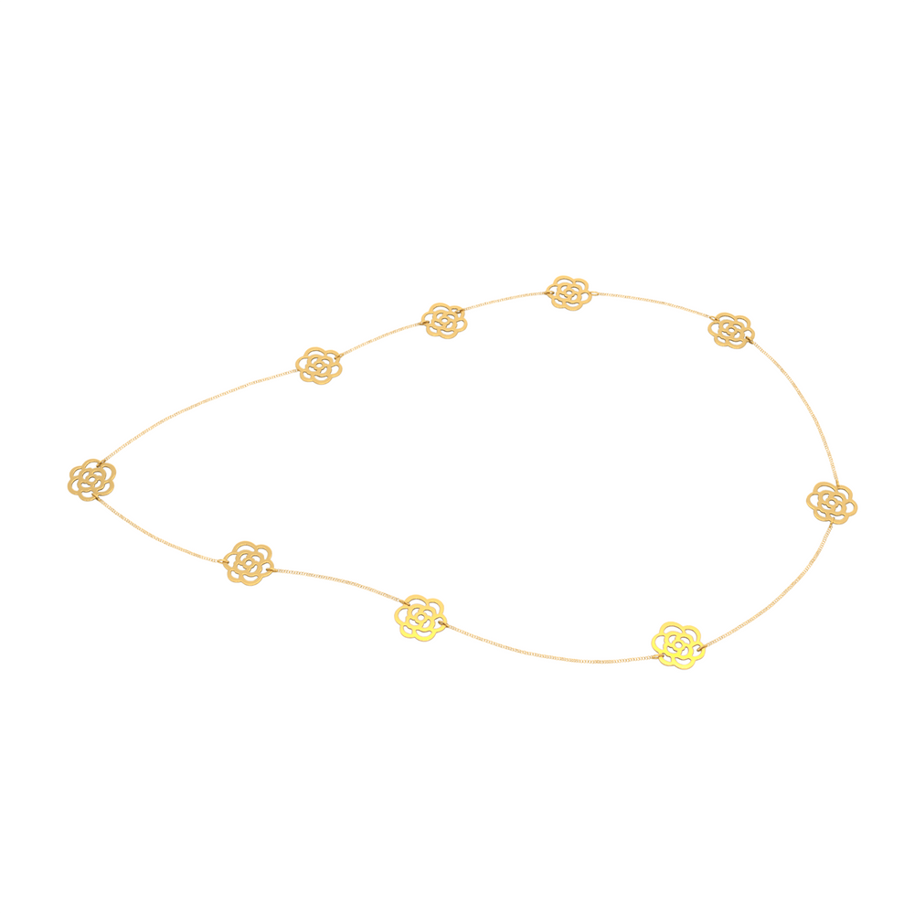 18K Gold Necklace N10002