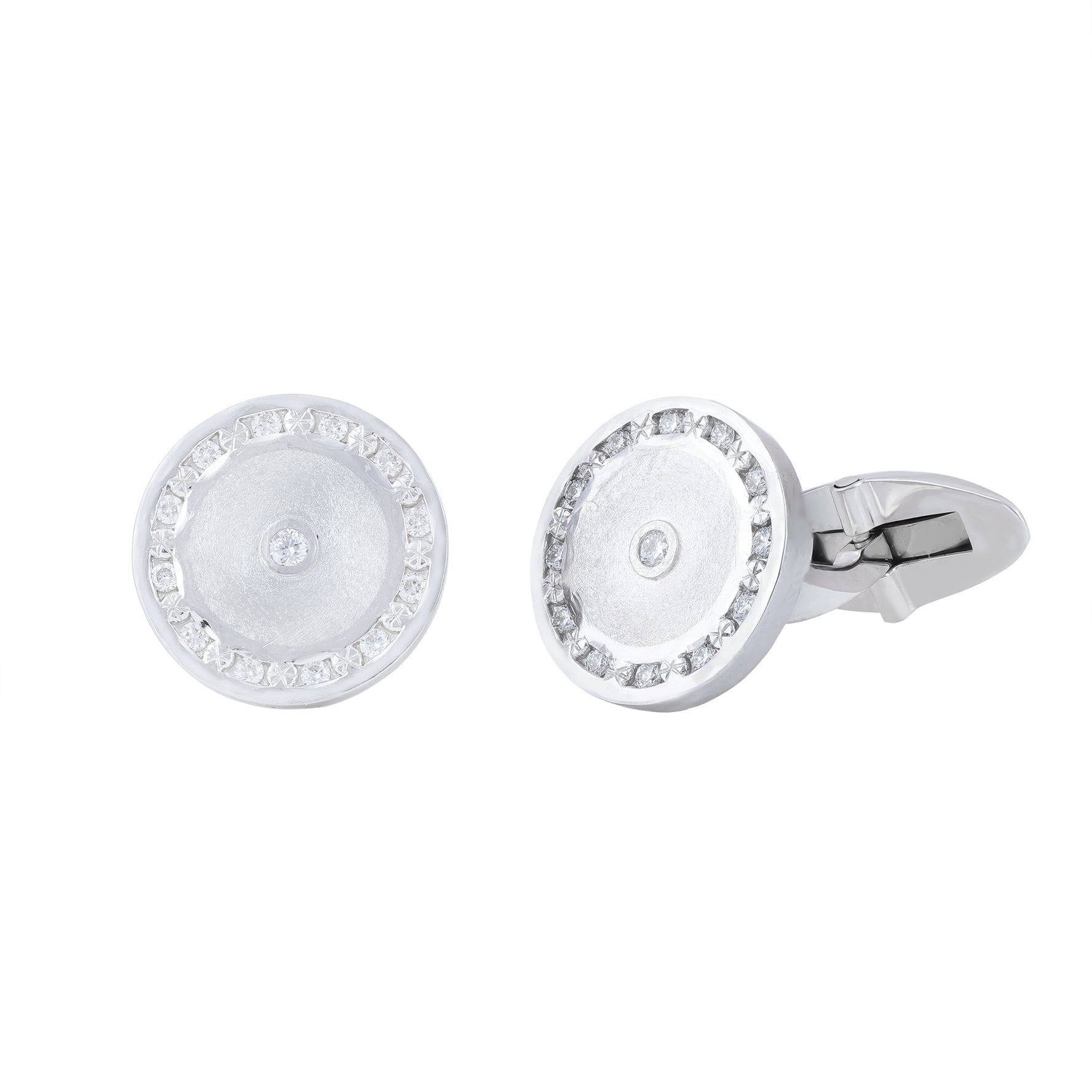 Diamond Cufflink K10034