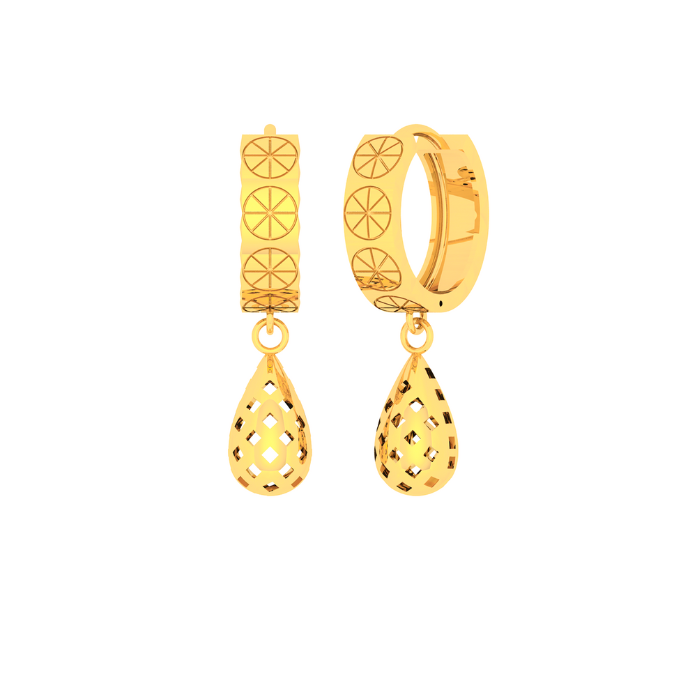24K Gold Earring E10881