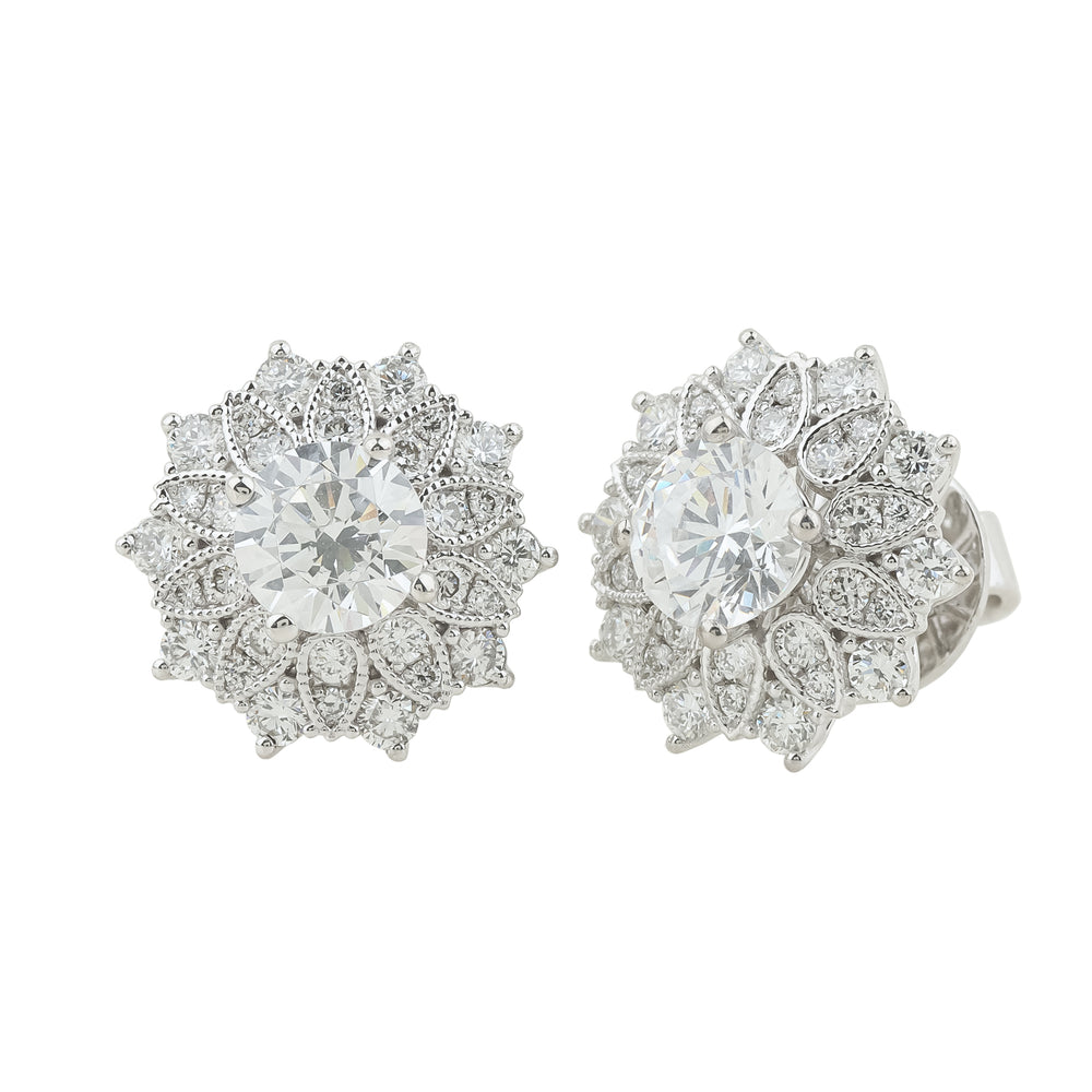 Diamond Earrings Mounting E10767