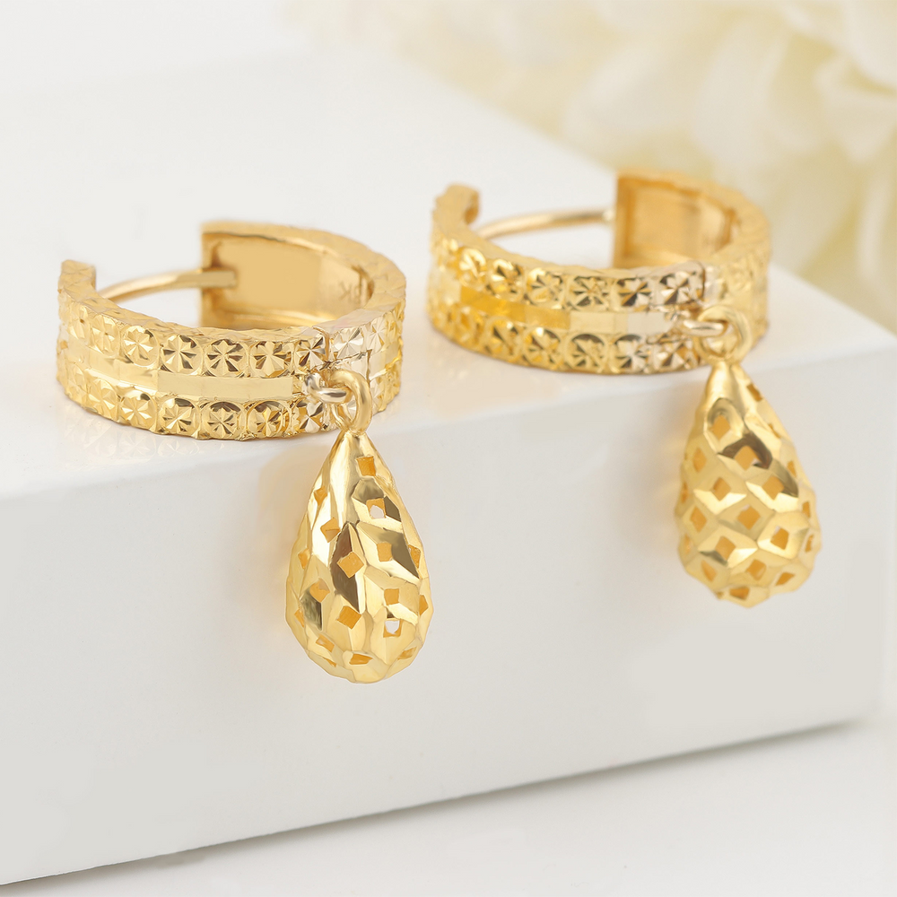 24K Gold Earring E10886