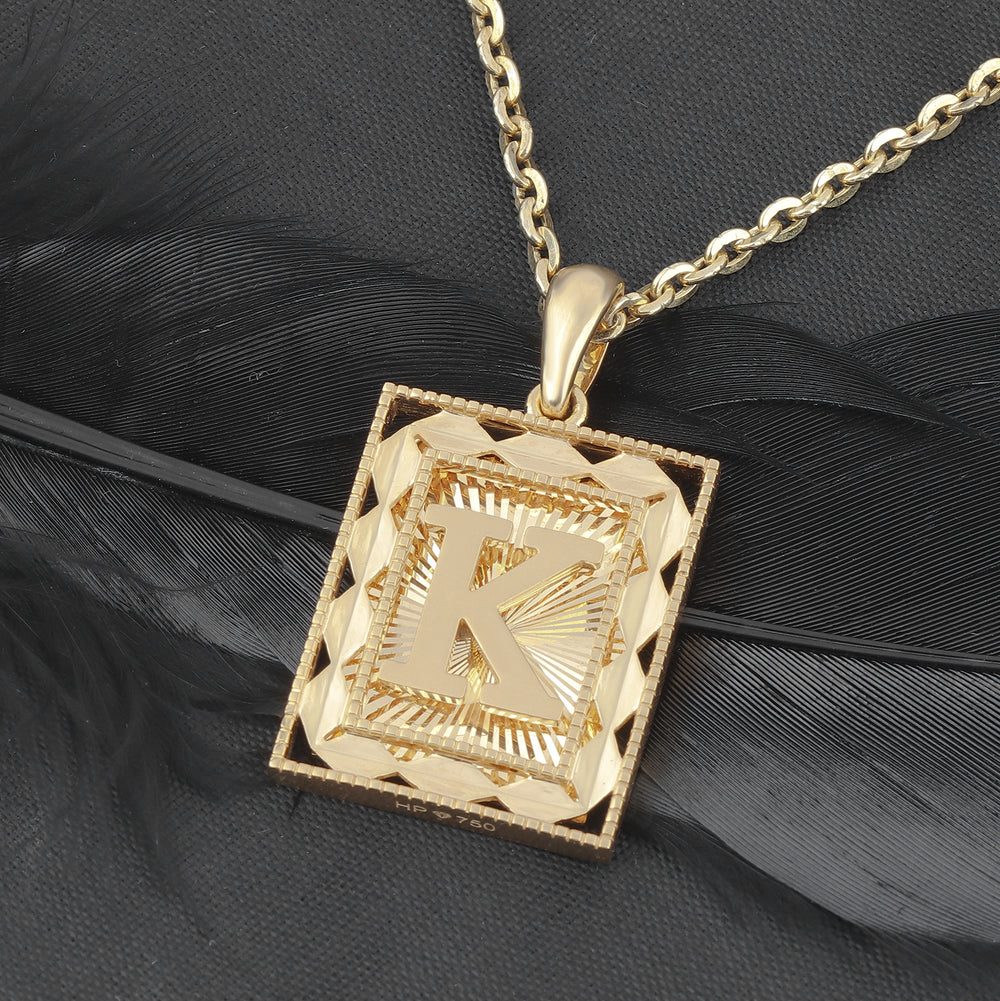 18K Gold Pendant P10912