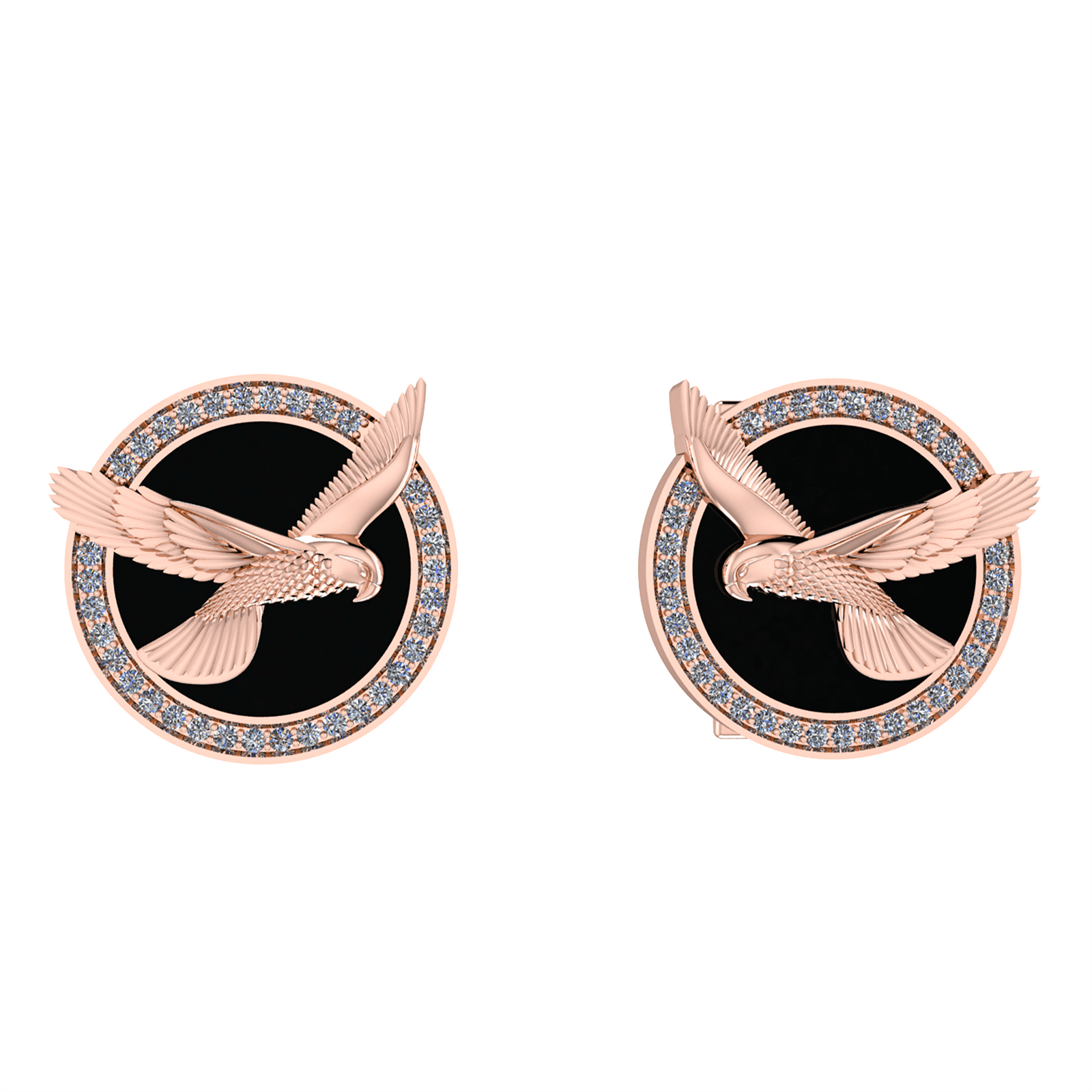Diamond Cufflink K10006