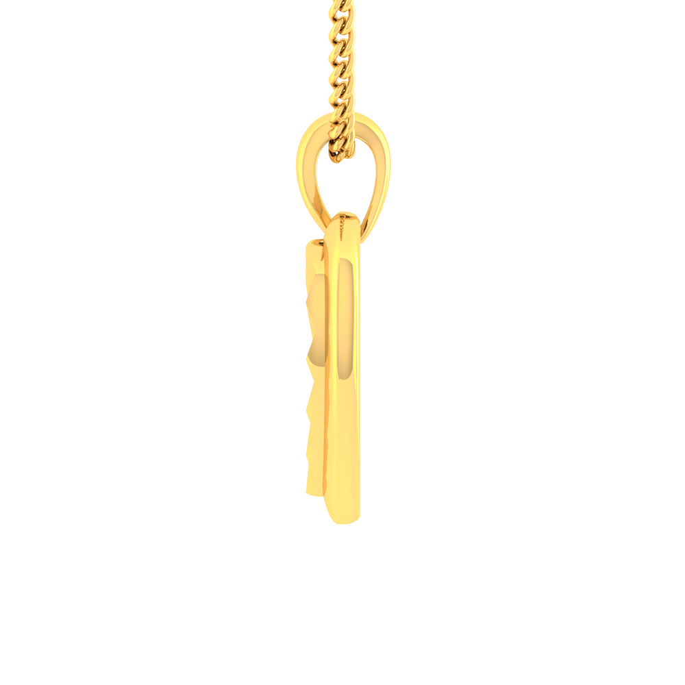 18K Gold Pendant P10638