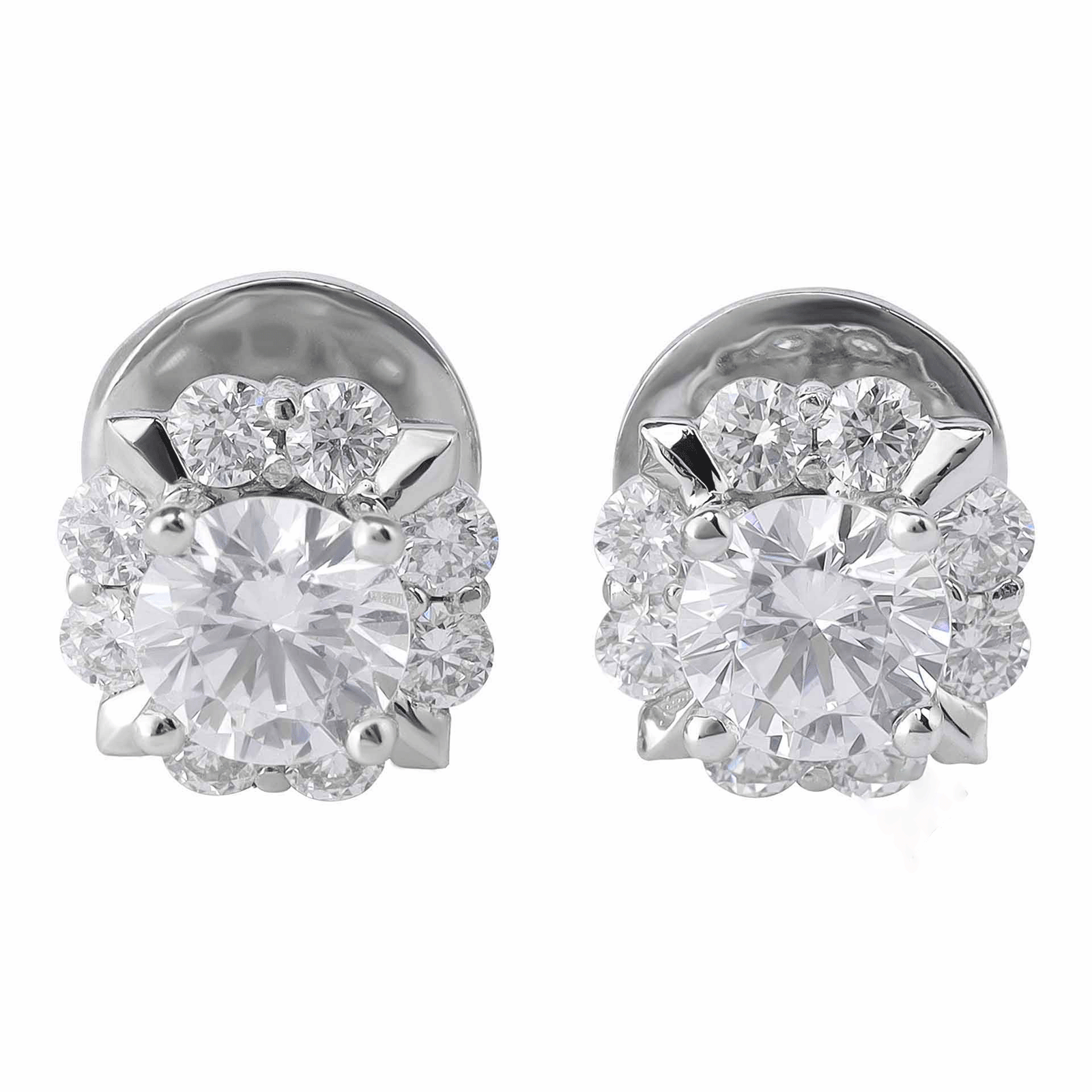 Diamond Earrings Mounting E10118