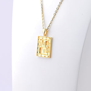 24K Gold Pendant