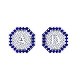 Diamond Cufflink K10009