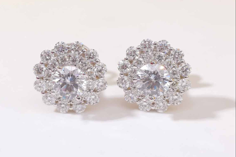 Diamond Earrings Mounting E10778