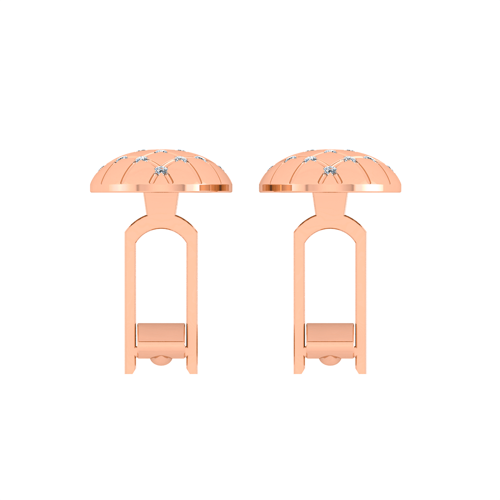 Diamond Cufflink K10012