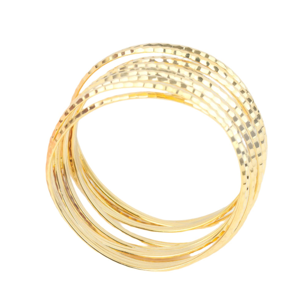 18K Gold Bangle G10348