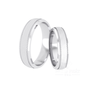 18K Gold Wedding Rings D10021