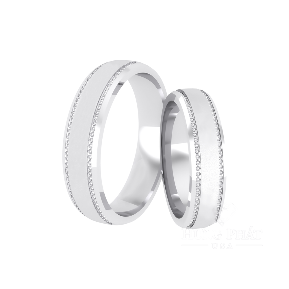 18K Gold Wedding Rings D10021