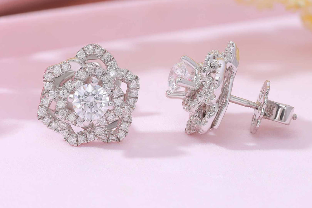 Diamond Earrings Mounting E10081