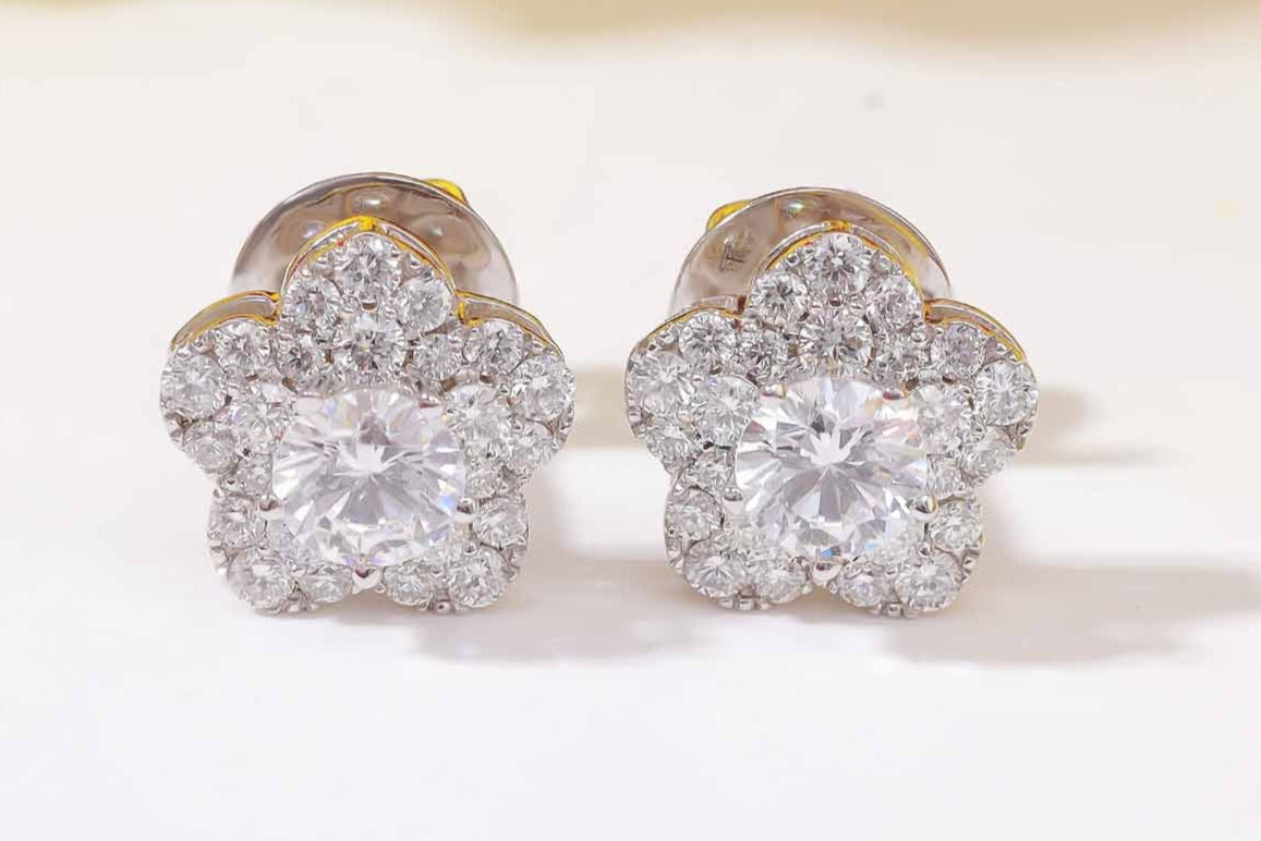 Diamond Earrings Mounting E10780