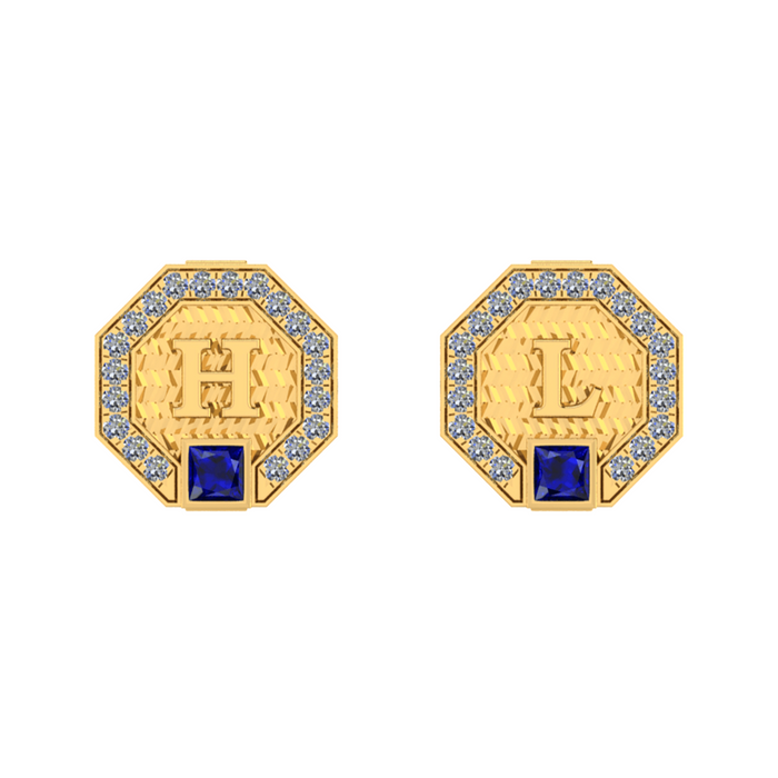 Diamond Cufflink K10001