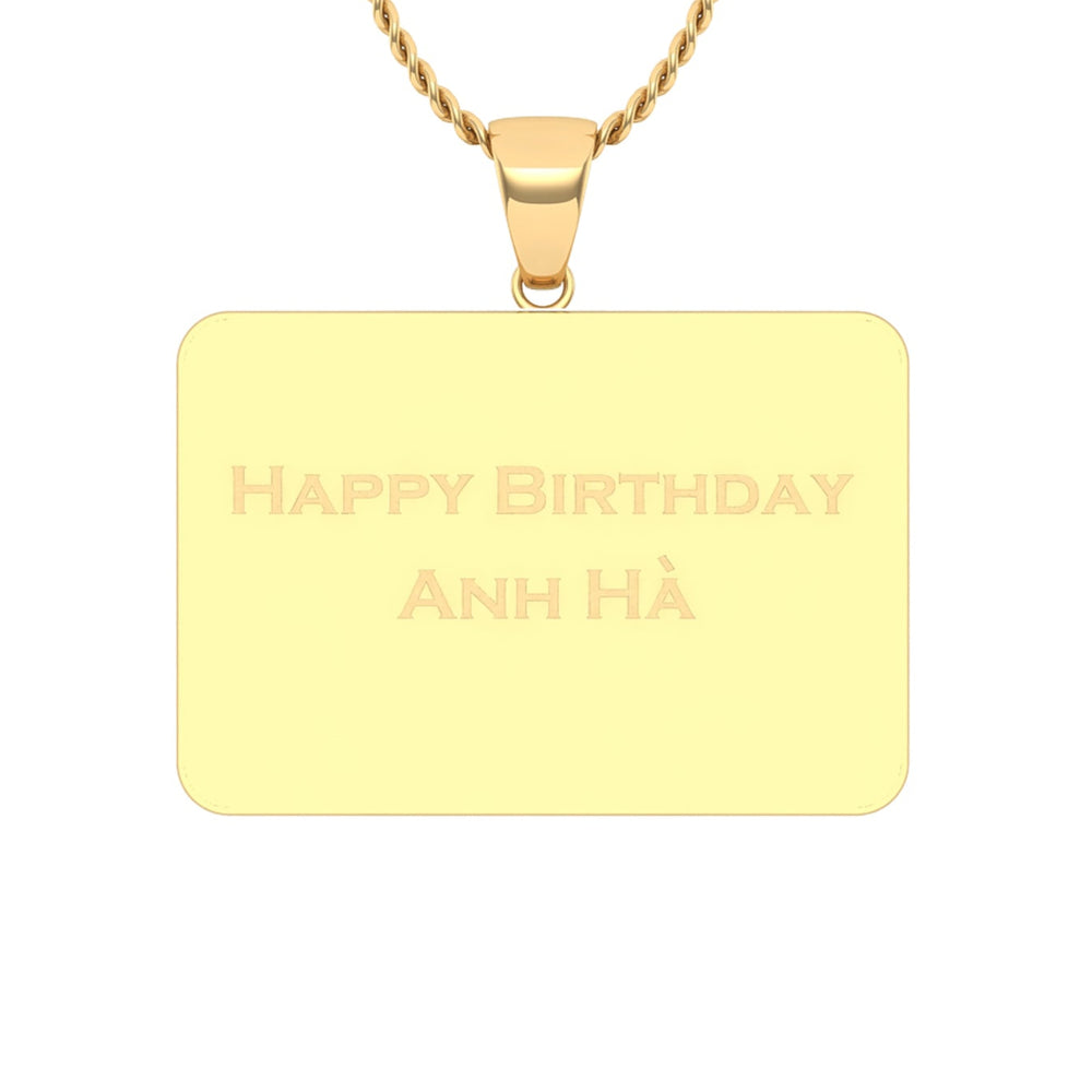 24K Gold Pendant